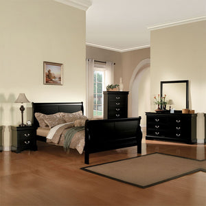 Louis Philippe III - Nightstand - Black
