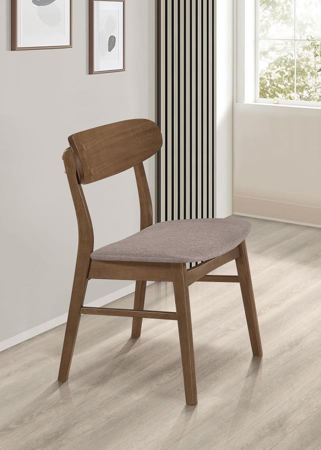 Transform your casual dining space or kitchen with chairs designed especially for light, breezy aesthetics and a comfy space to sit. This set of two side chairs invokes both modern and mid-century modern style, influenced by timeless Euro inspiration. Wal