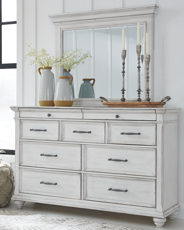 Kanwyn - Whitewash - 7 Pc. - Dresser