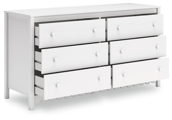 Hallityn - White - 4 Pc. - Dresser
