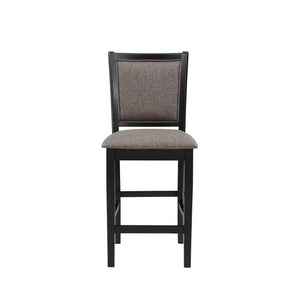 Potomac - 5 Piece Round Counter Dining Set (Table & 4 Chairs) - Brown / Black
