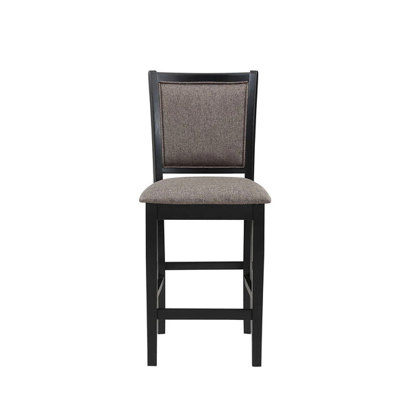 Potomac - 5 Piece Round Counter Dining Set (Table & 4 Chairs) - Brown / Black