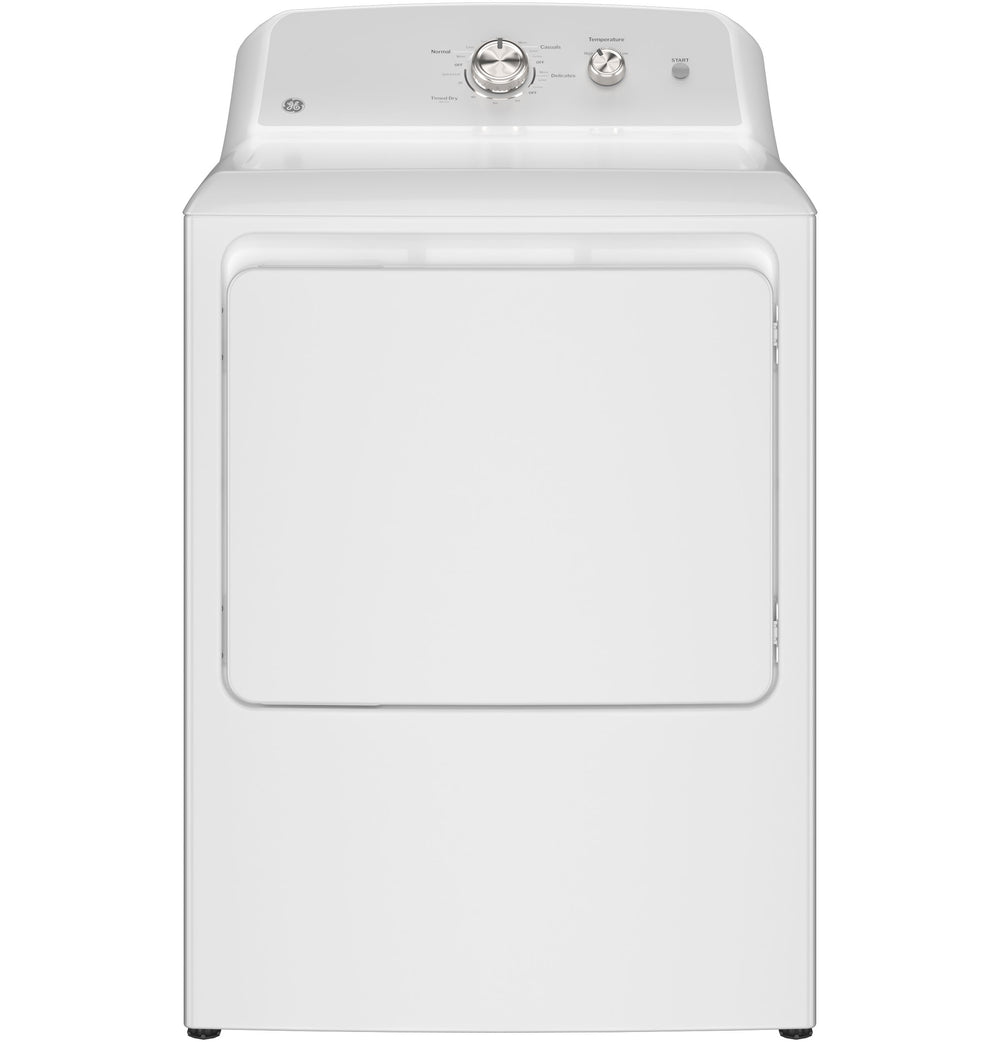 GE® 7.2 cu. ft. Capacity Electric Dryer with Up To 120 ft. Venting? and Reversible Door?
