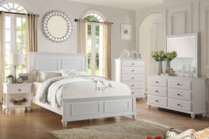 EASTERN KING BED-WHITE