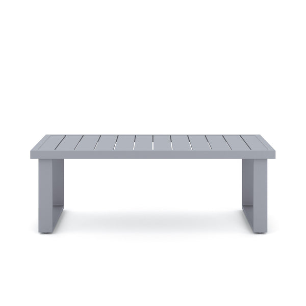 Fiji - 2 Piece Outdoor Set (Sofa & Slat Top Coffee Table Set) - Blue