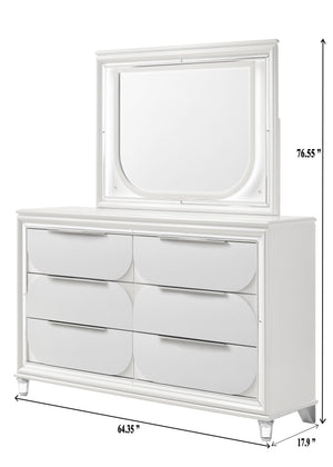 Eden - Queen 4 Piece Bedroom Set - White
