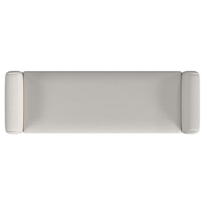 Rex - Fabric Upholstered Accent Bench With Armrests - Vanilla