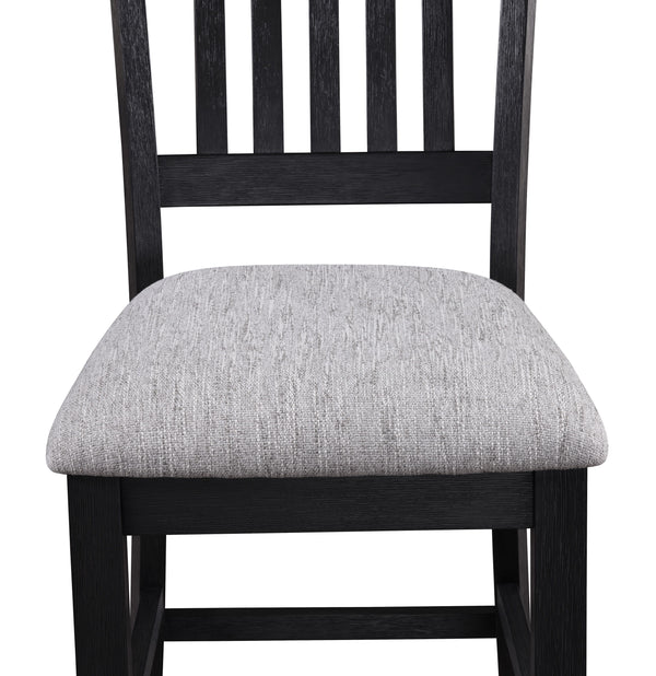 Buford - 5 Piece Dining Room Set - Charcoal / Light Gray