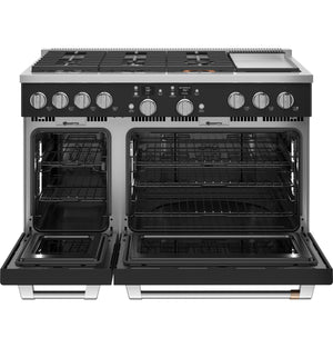 Café™ 48" Smart Dual-Fuel Commercial-Style Range with 6 Burners and Griddle (Natural Gas)