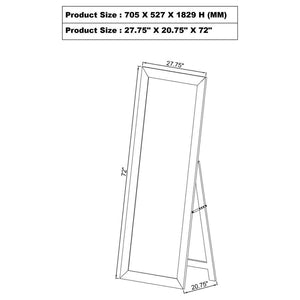 Cadence - Tempered Glass Full Length Standing Mirror - Mango