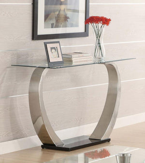  featuring a tempered glass top for enhanced durability and a sleek