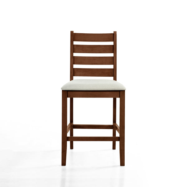 Pascal - Counter Dining Table & 6 Chairs - Walnut