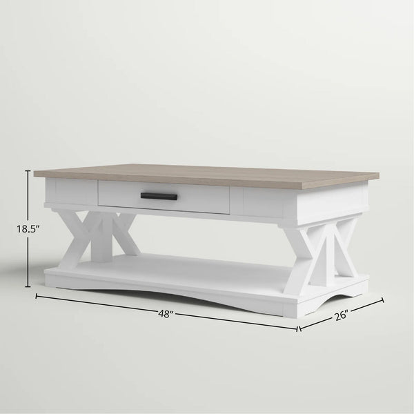 Americana Modern - Cocktail Table With 2 Chairside Tables And Console Table With 3 Stools - Cotton