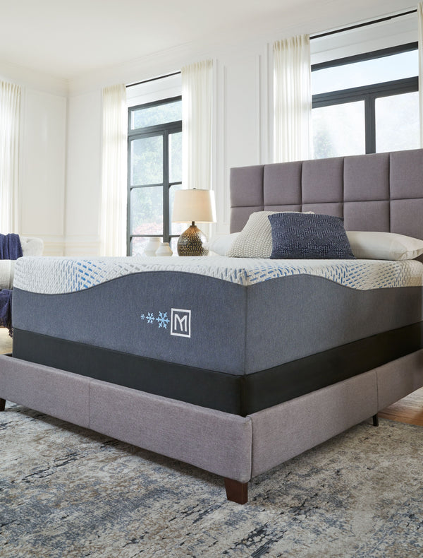 Millennium - White - 2 Pc. - Luxury Plush Gel Latex Hybrid Queen Mattress
