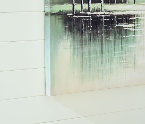 Garlenridge - Green / Tan / White - Wall Art