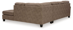 Navi - Fossil - 2-Piece Sectional Sofa Sleeper With Raf Corner Chaise