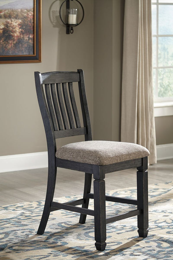 Tyler Creek - Dark Gray - 7 Pc. - Counter Table