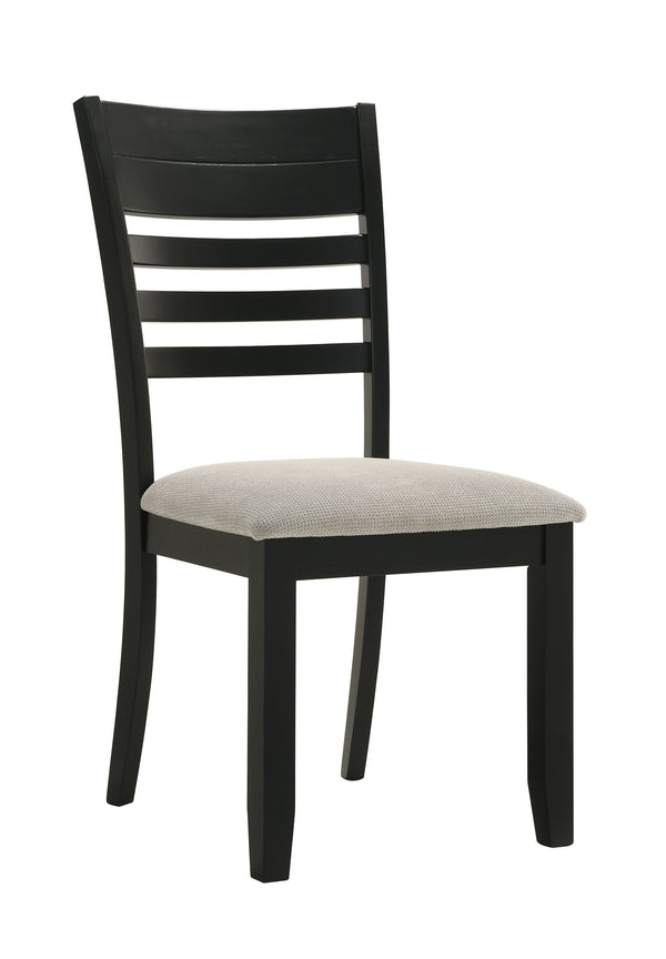 Folio - 6 Piece Dining Room Set - Light Brown / Black