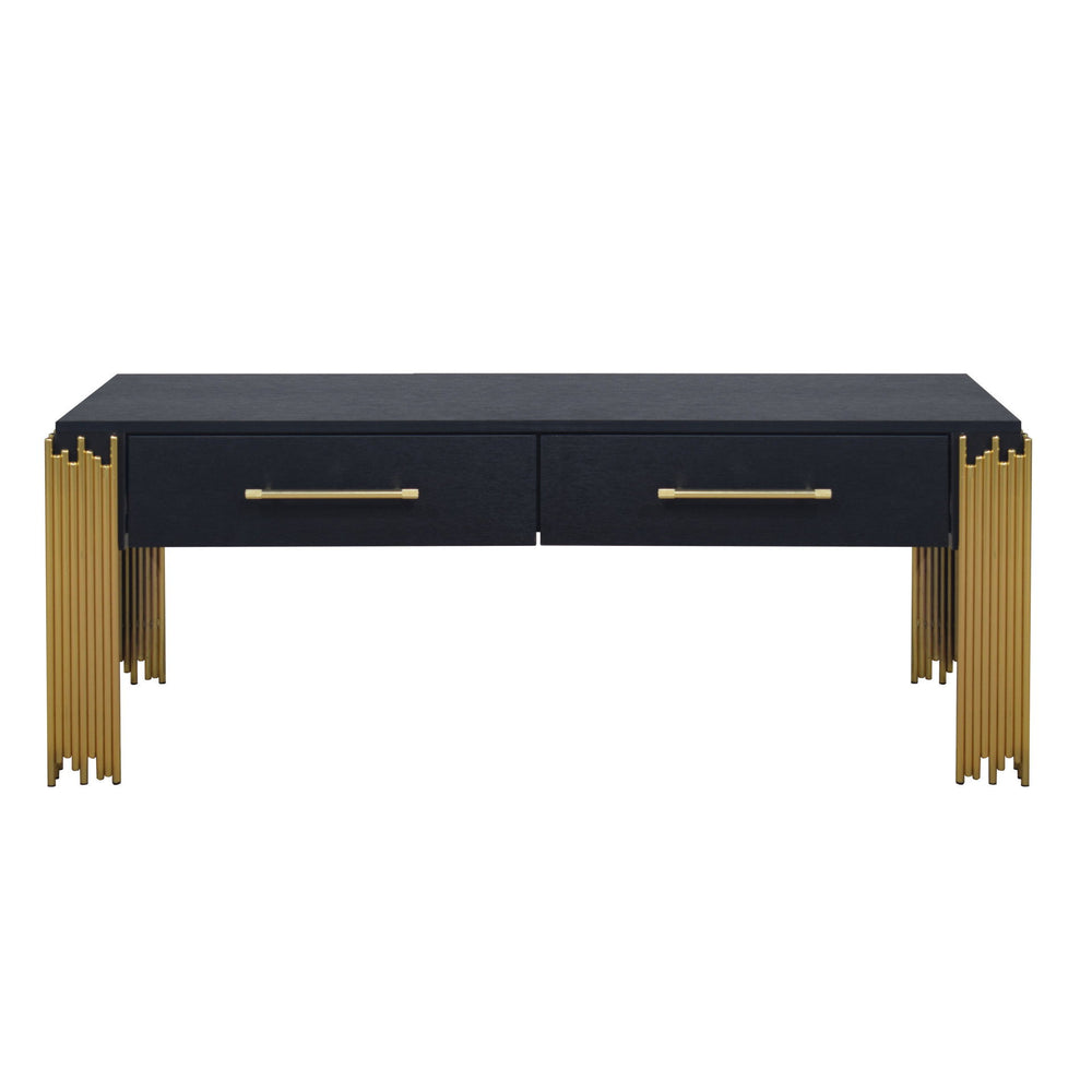 Introducing the Empire Coffee Table, a stylish and functional centerpiece for your living space. Crafted with durable eco-friendly materials and a sleek black finish, this table ensures long-lasting durability while adding a touch of contemporary elegance