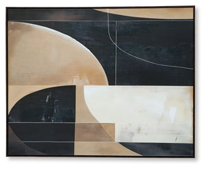 Ewanford - Black / Brown / Tan - Wall Art