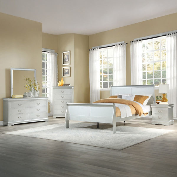 Louis Philippe - Queen Bed - Platinum