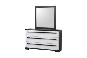 Remington - King 4 Piece Bedroom Set - Black / White
