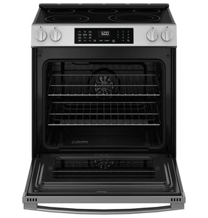 GE® 30" Slide-In Electric Convection Range with No Preheat Air Fry and EasyWash™ Oven Tray