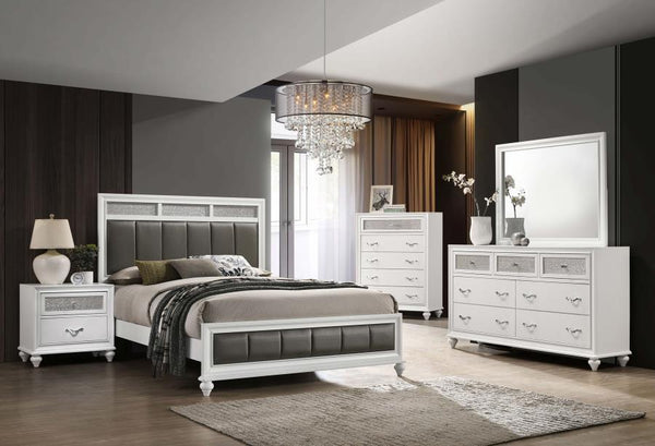 Barzini - Dresser Mirror - White