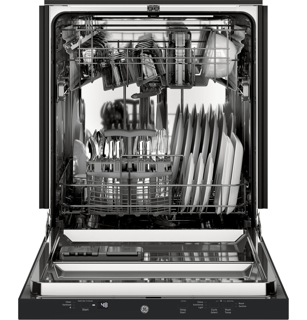 GE® ENERGY STAR® ADA Compliant Stainless Steel Interior Dishwasher with Sanitize Cycle