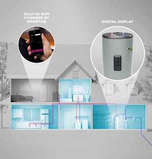 GE® Smart 40 Gallon Tall Electric Water Heater