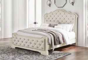 Arlendyne - Antique White - California King Upholstered Bed