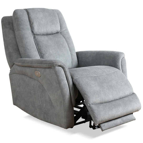 Linus - Zero Gravity Power Recliner (Set of 2) - Hudson Gray