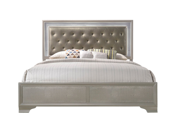 Lyssa - California King Bed - Champagne
