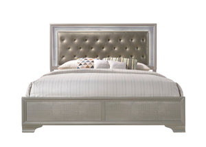 Lyssa - King 5 Piece Bedroom Set - Champagne