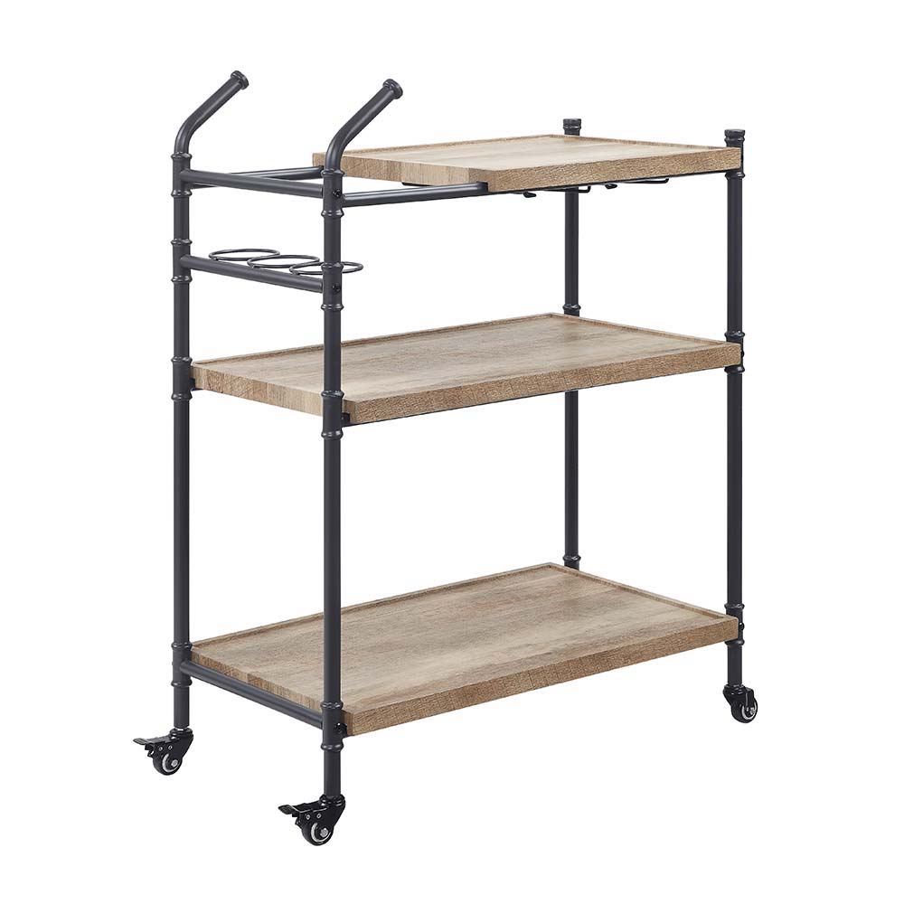 Brantley - Serving Cart - Brown, Light - 30-"