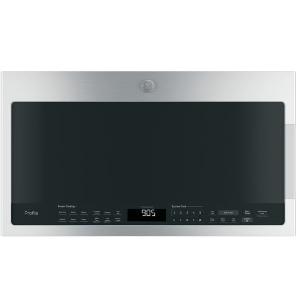 GE Profile™ 2.1 Cu. Ft. Over-the-Range Sensor Microwave Oven