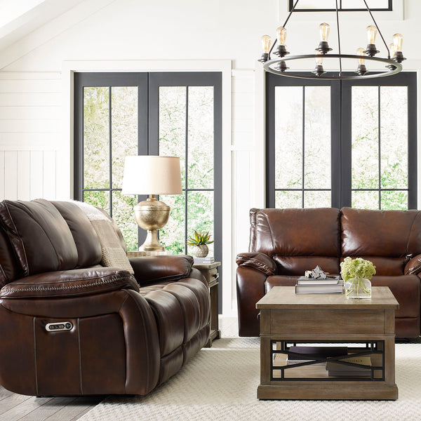 Vail - Power Recliner (Set of 2) - Burnt Sienna