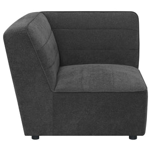 Sunny - Upholstered Corner Chair - Dark Charcoal
