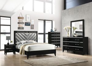 Chelsie - Nightstand - Black Finish