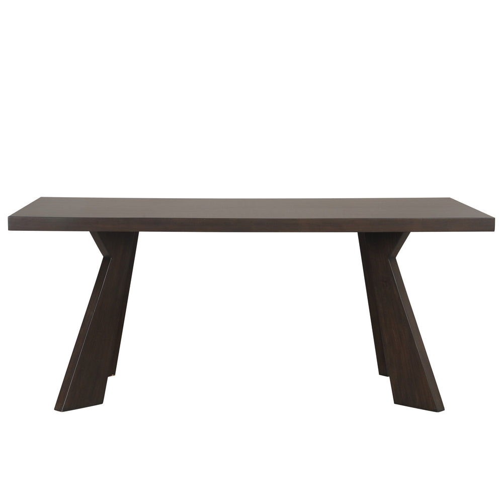 The Chestnut Ridge Dining Table is the perfect choice for anyone looking for a durable, stylish, and spacious dining table. This table is made from solid rubberwood, manufactured wood, and wood veneers, ensuring a long-lasting and sturdy construction. The