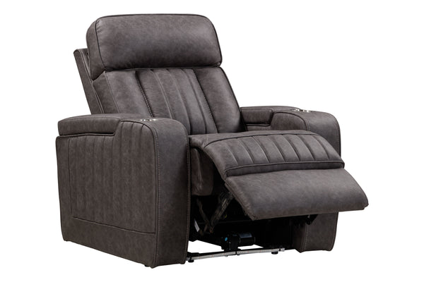 Equinox - Power Reclining Sofa And Recliner - Mercury