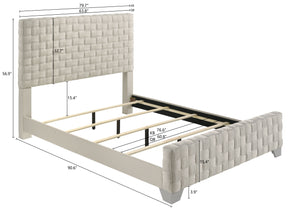 Ferin - Queen Bed - Taupe