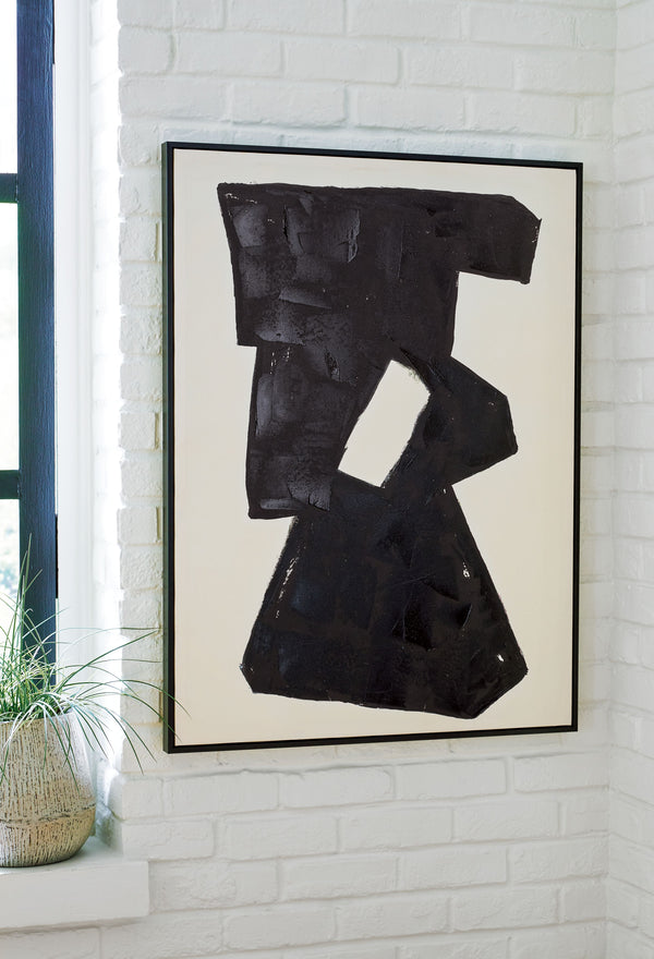  while the bold abstract design makes it equally impactful as a standalone accent. Itâ€™s a simple