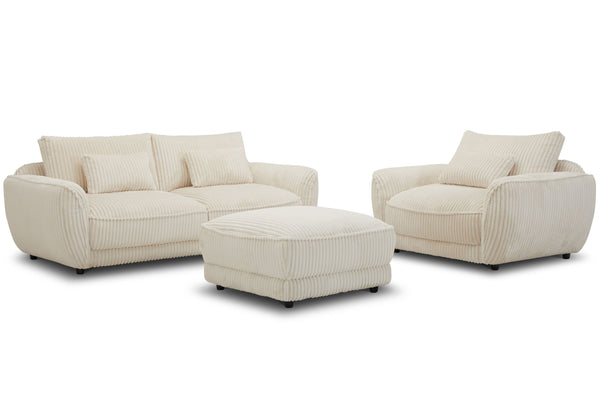  providing a cloud-like feel. The low-seated frame creates a relaxed fee