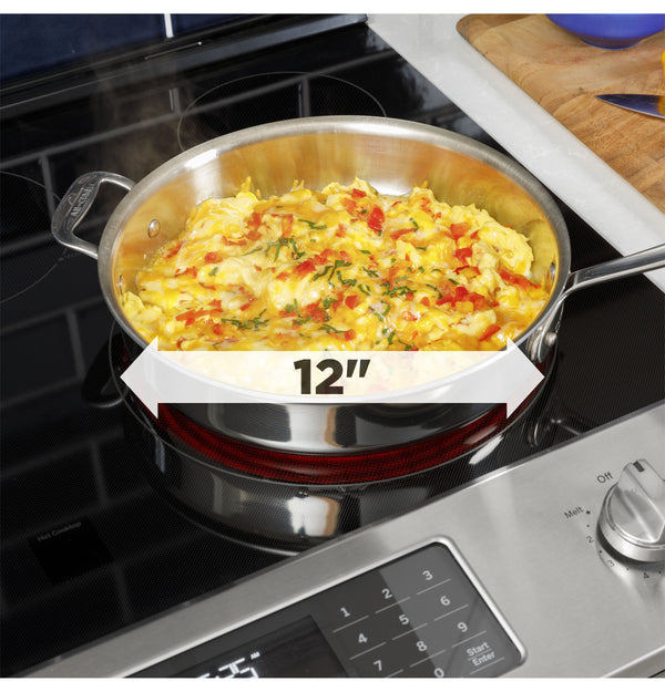 GE® 30" Slide-In Electric Convection Double Oven Range
