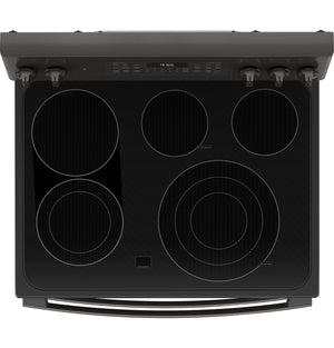 GE Profile™ 30" Smart Free-Standing Electric Double Oven Convection Range with No Preheat Air Fry