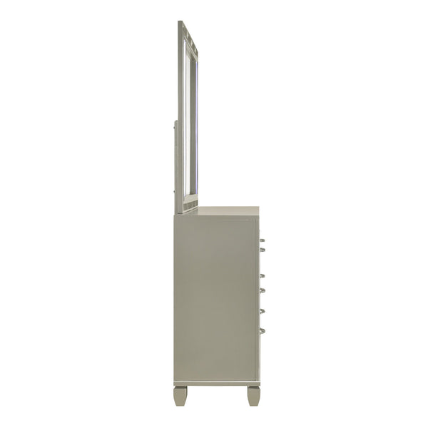  this dresser guarantees stability and longevity. Its semi-gloss lacquer f
