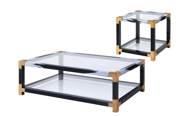  Square Leg End Table â€¢ Storage: Open Compartment (Bottom Glass Shelf) â€¢ Glass Top & Shelf: 5mm Clear Tempered Glass