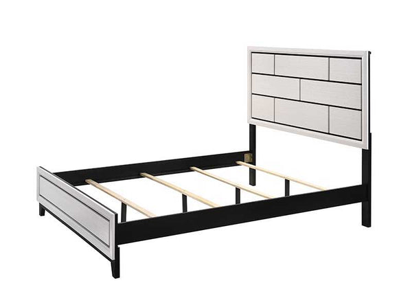 Akerson - Cama de matrimonio - Blanco