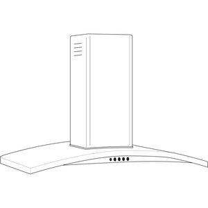 30" Wall-Mount Chimney Hood
